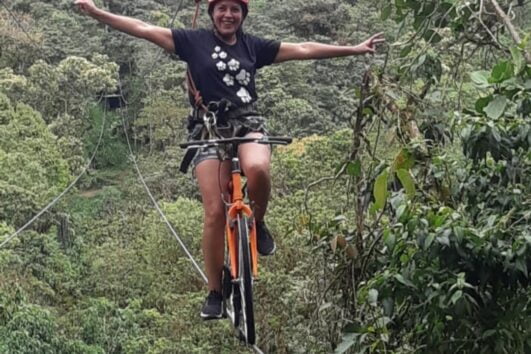 Ciclo Canopy en Mindo