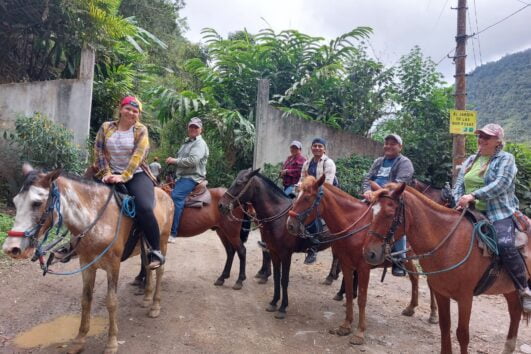 Cabalgata en Mindo